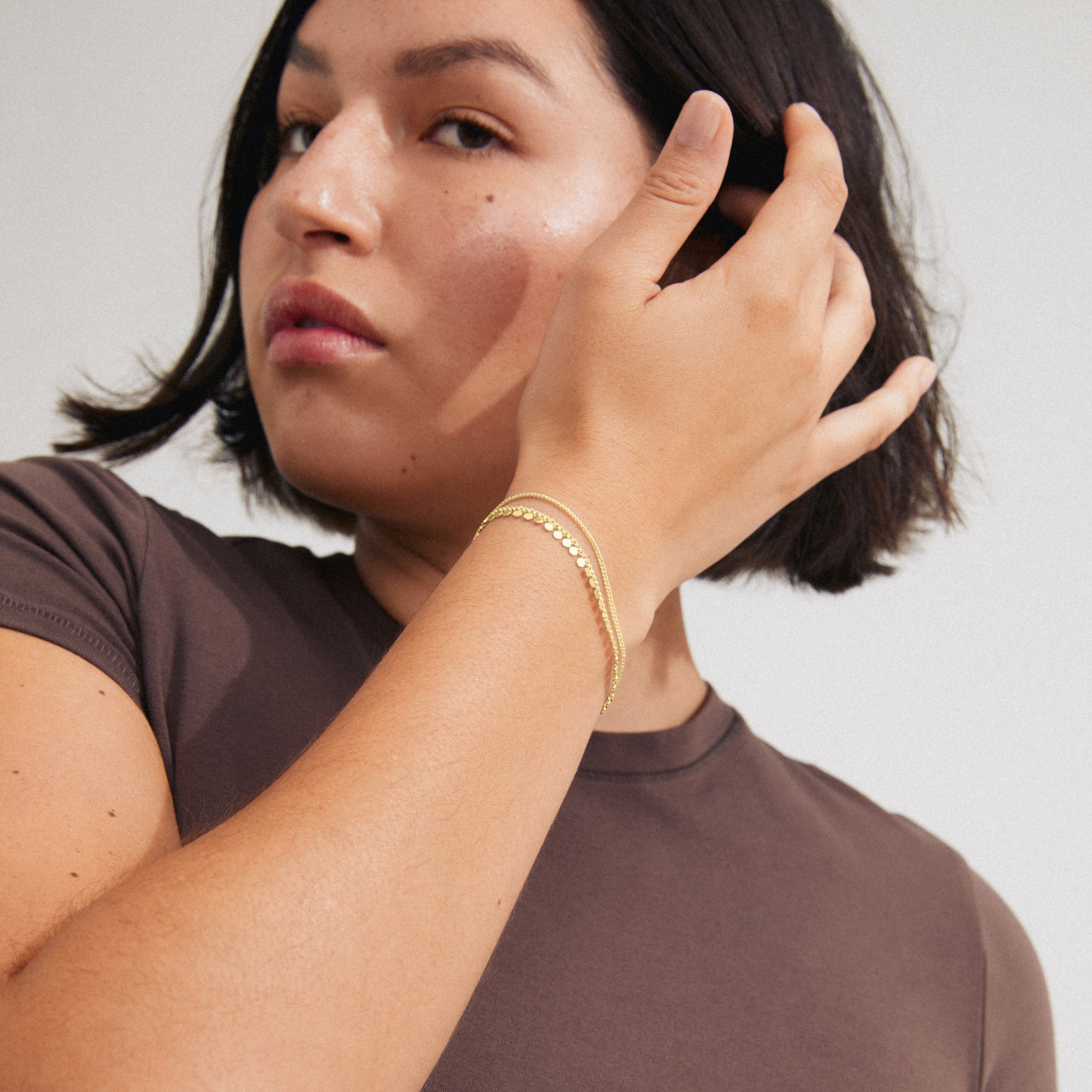 BLOOM gerecyclede armband verguld
