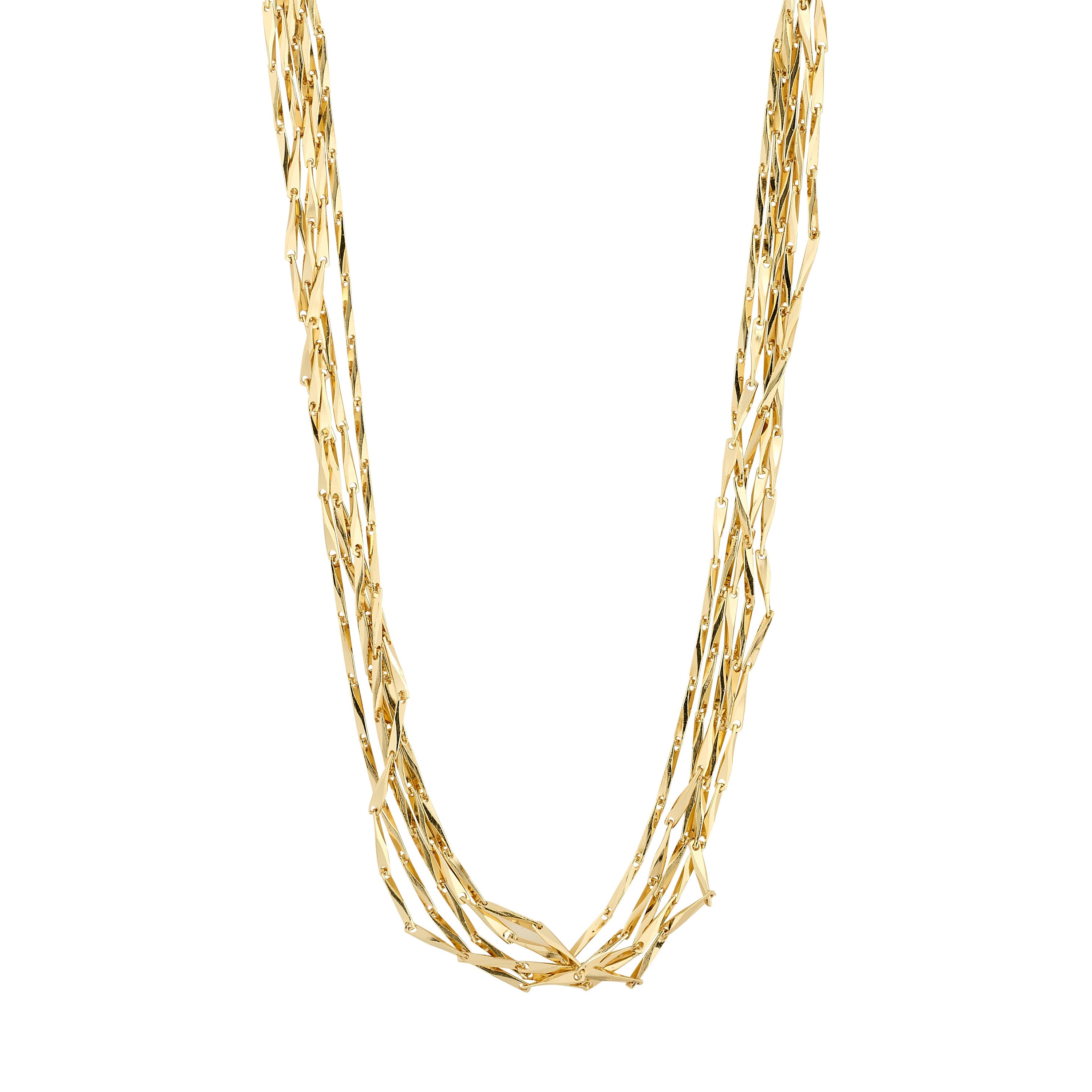 CONNECT gerecyclede vergulde ketting