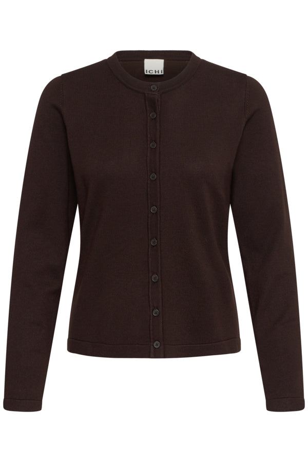IHLULS O-NECK Cardigan Chocolate Torte