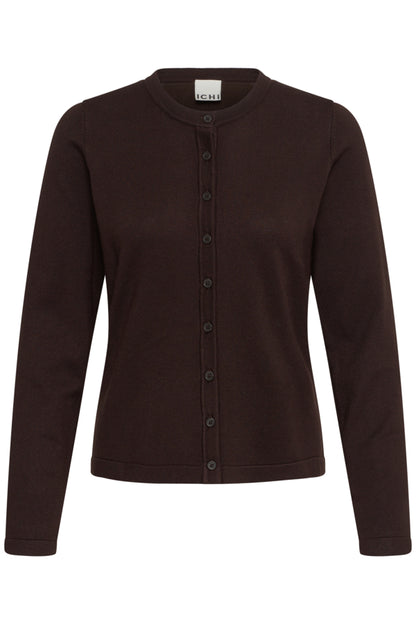 IHLULS O-NECK Cardigan Chocolate Torte