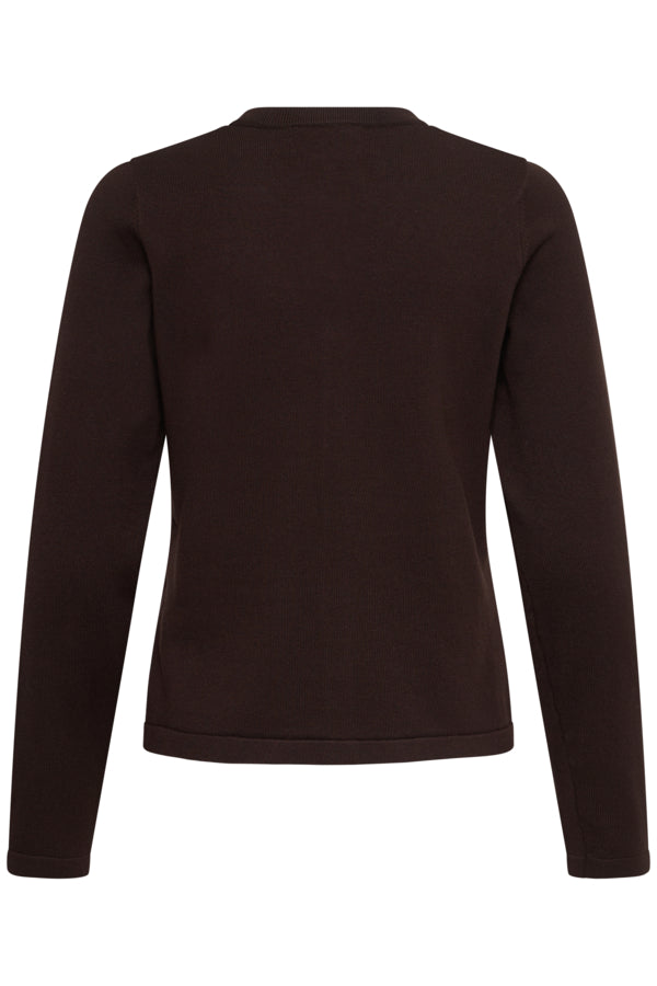 IHLULS O-NECK Cardigan Chocolate Torte