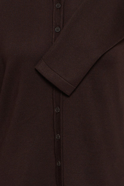 IHLULS O-NECK Cardigan Chocolate Torte