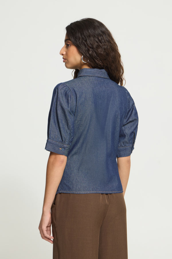 IHARCHER Shirt Denim Authentic Blue