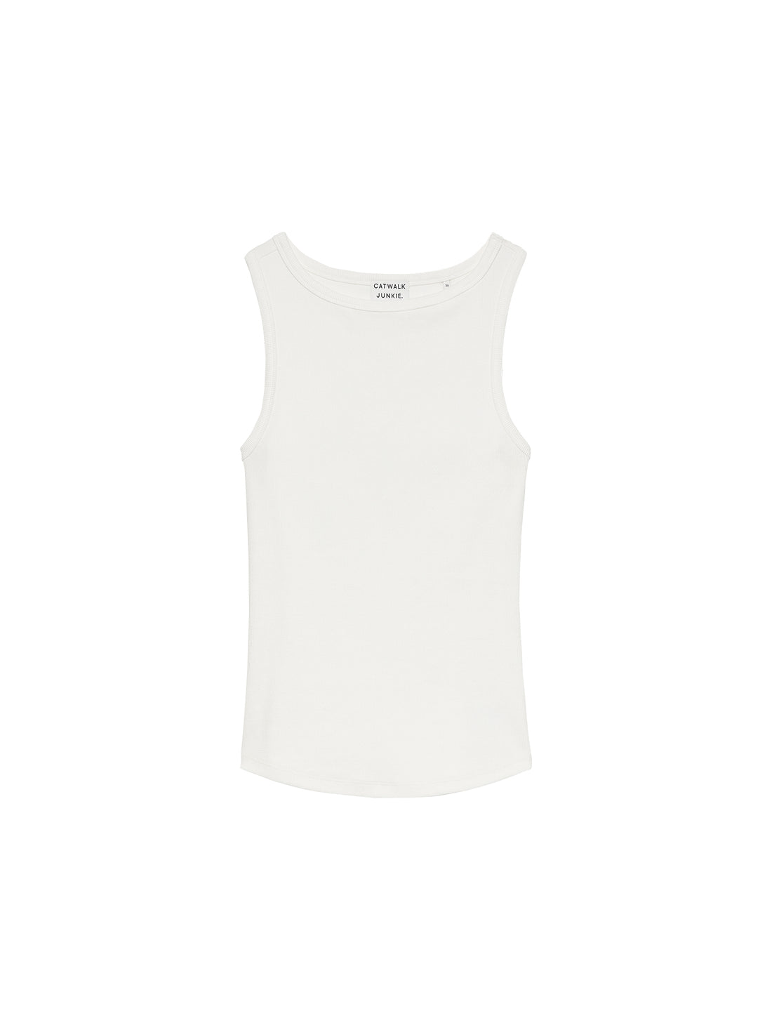 Classic rib singlet Off White