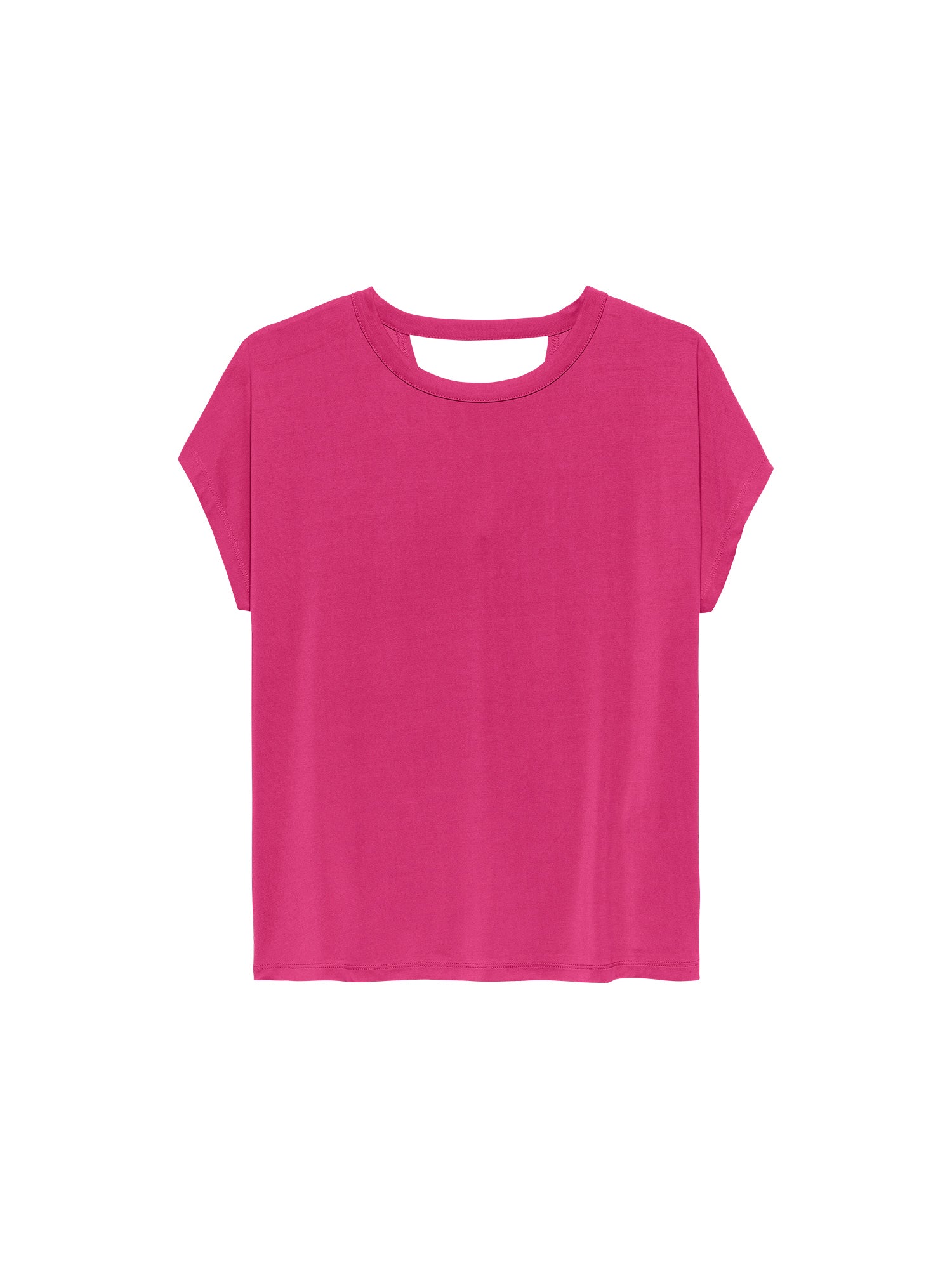 Tshirt with open back detail Pink