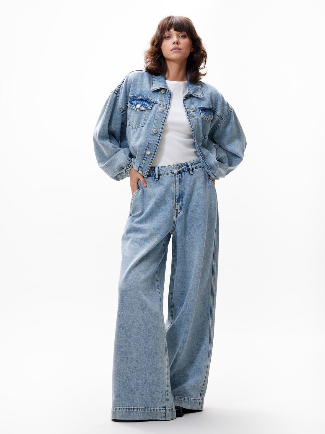 Tuck in denim jacket Air