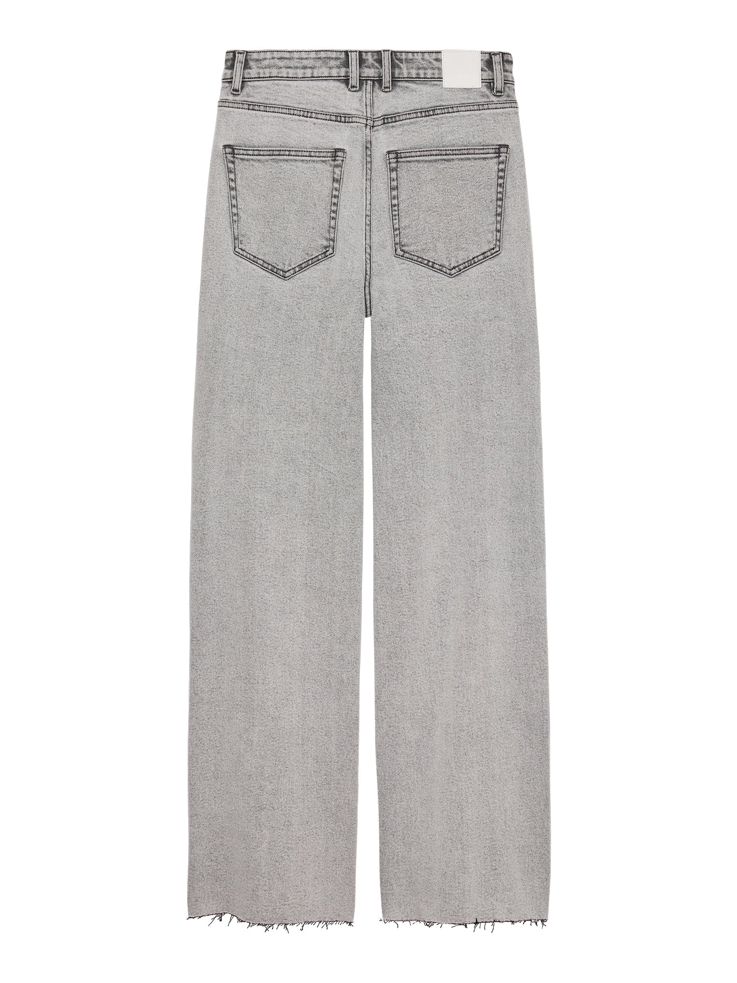 Loose fit jeans lichtgrijs