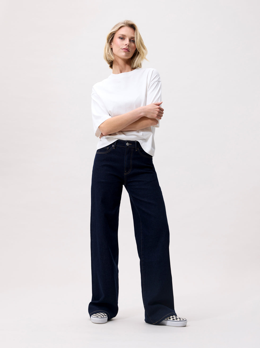 Loose fit jeans Dark Blue