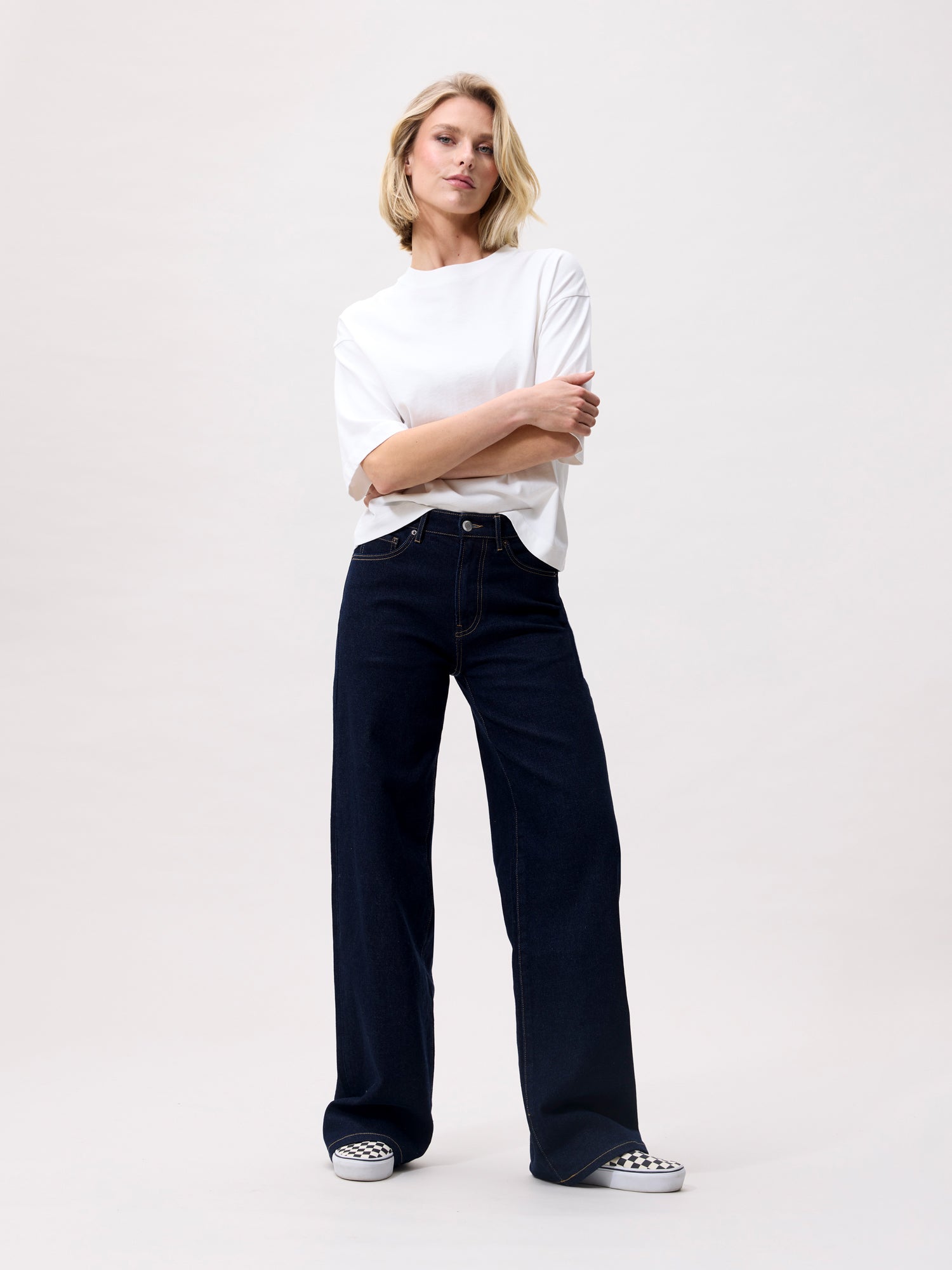 Loose fit jeans Dark Blue