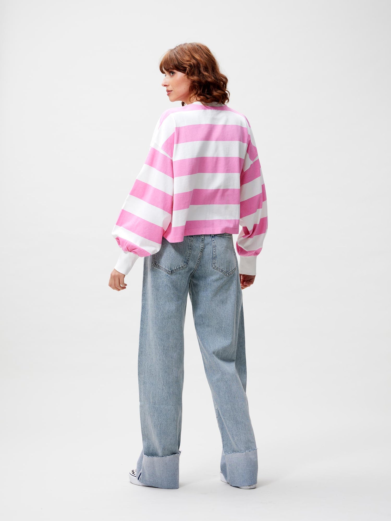 Oversized striped long sleeve Rosebloom