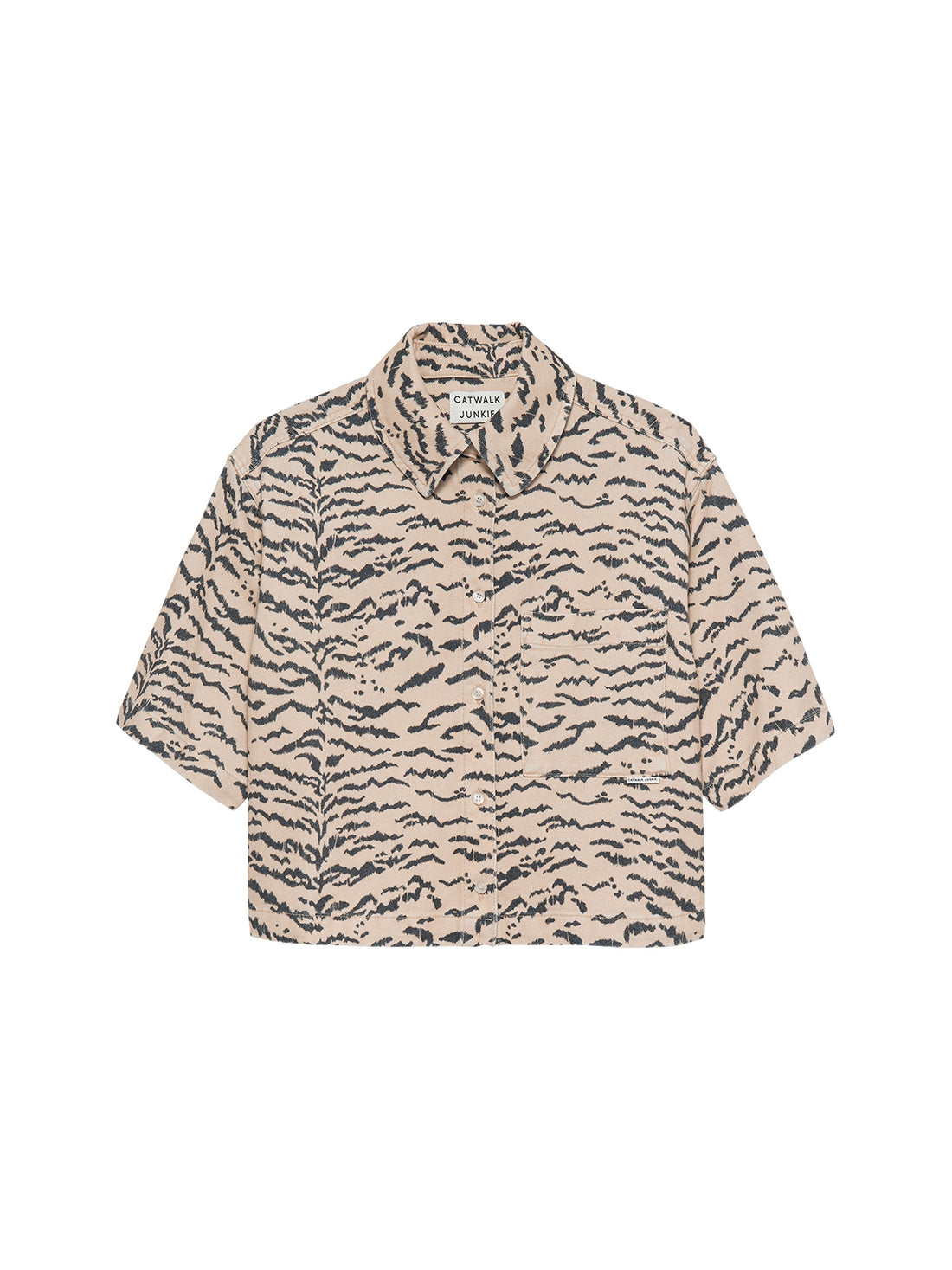 Tiger denim blouse Incense