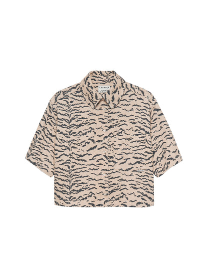 Tiger denim blouse Incense