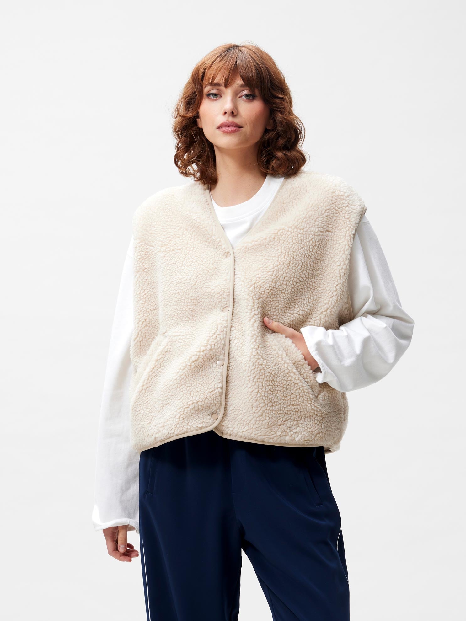 Teddy bodywarmer Cement