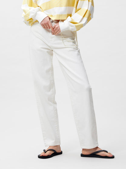 Barrel fit jeans Star White