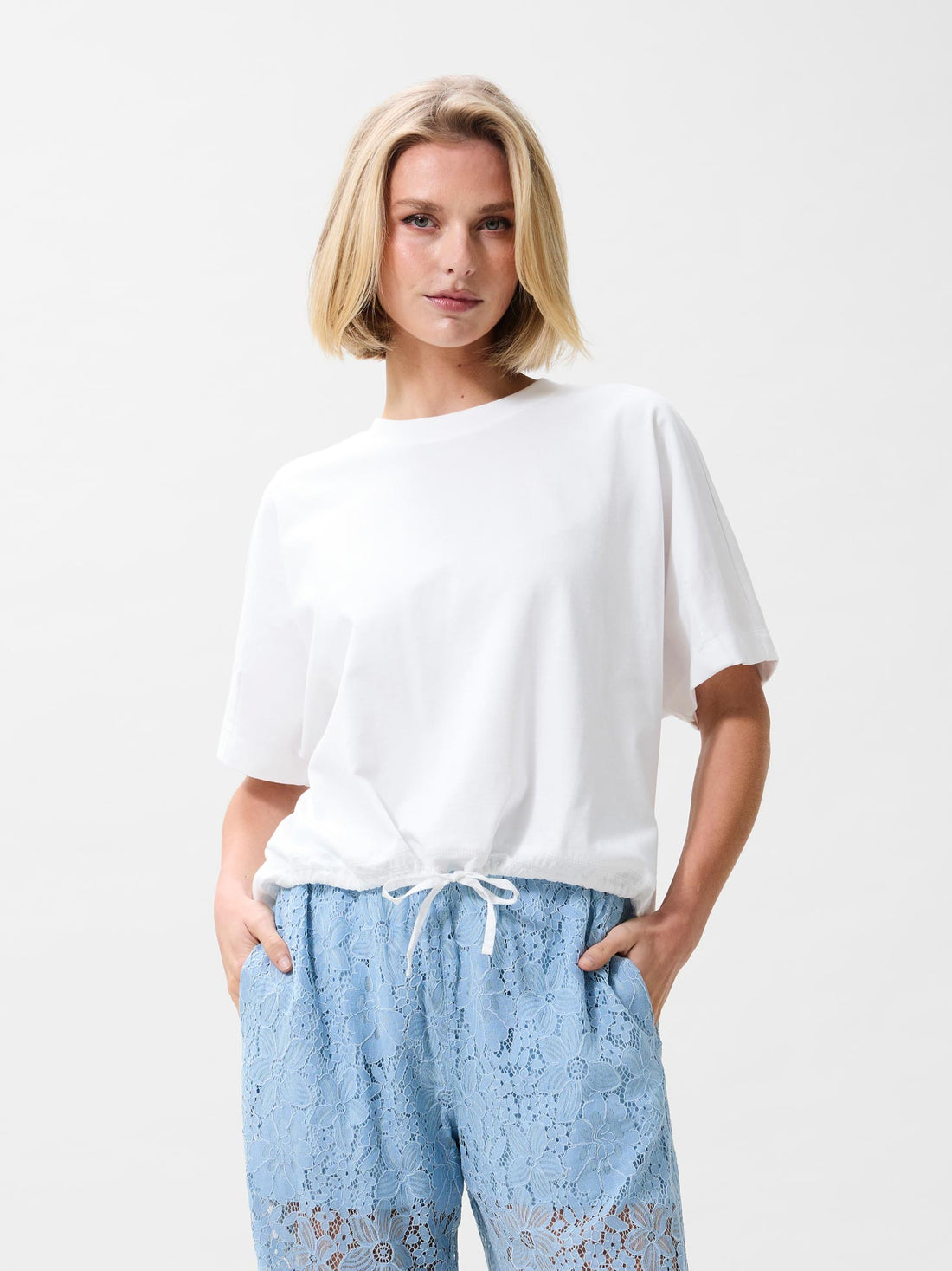 Oversized Tshirt with strap Off White