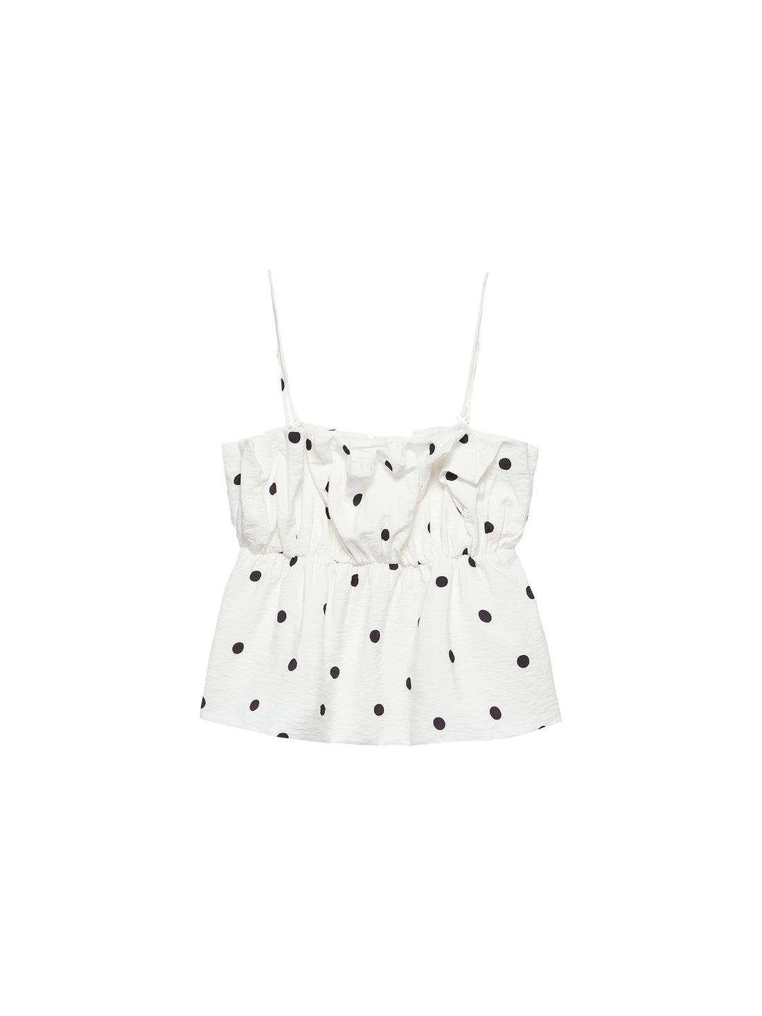 Dotted spaghetti top Off White