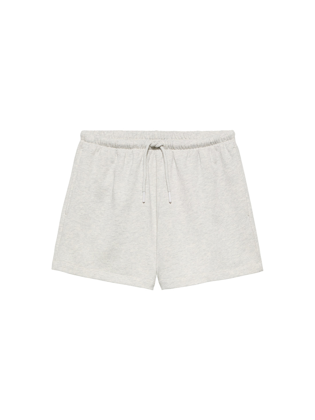 Pull on sweat short Light Grey Melange