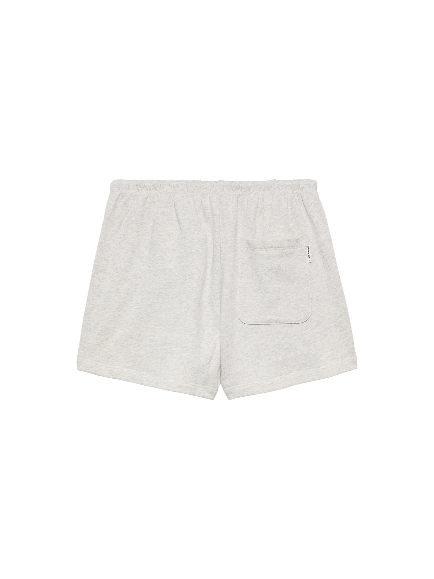 Pull on sweat short Light Grey Melange