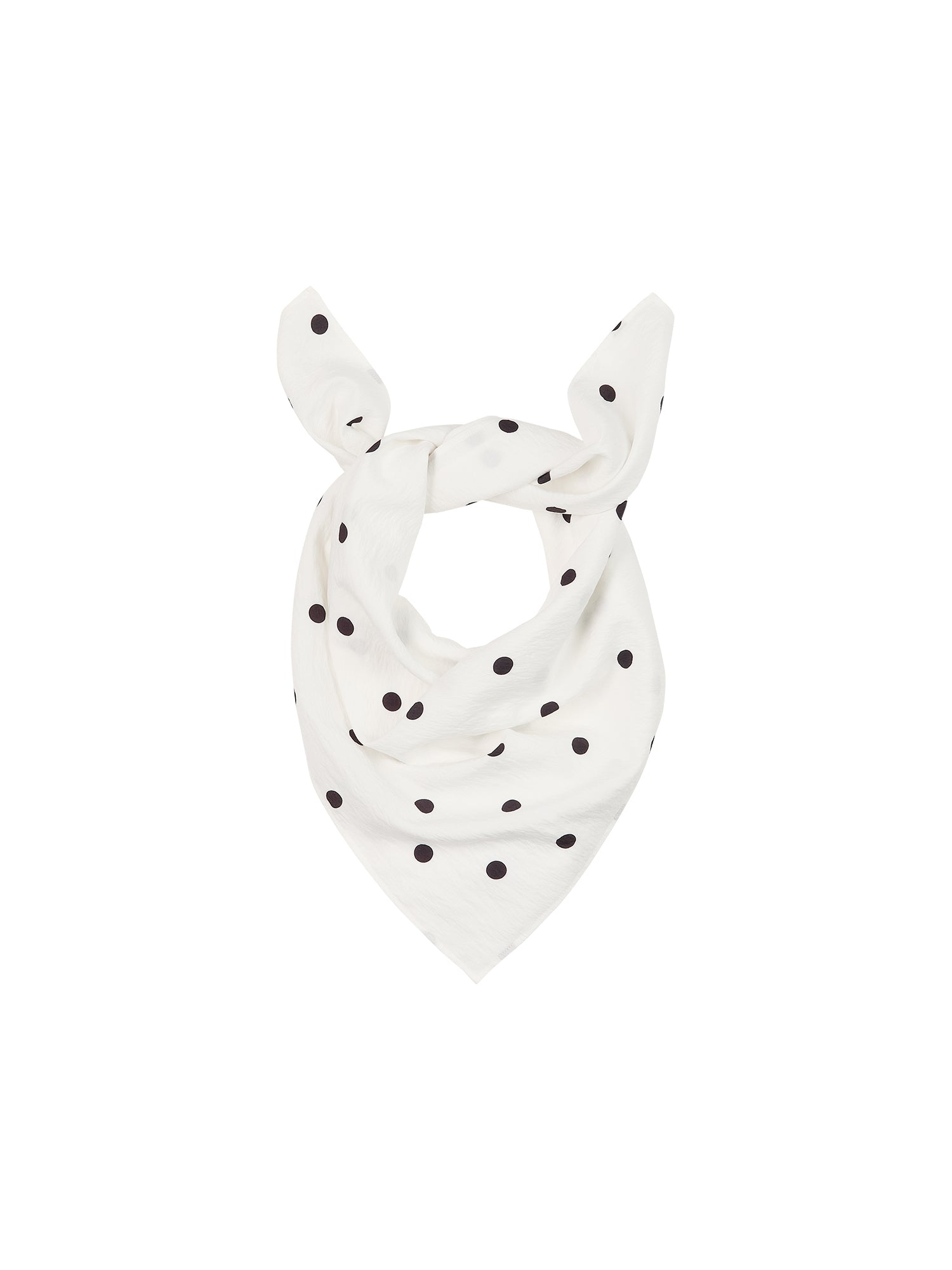 Gestippelde sjaal Off White