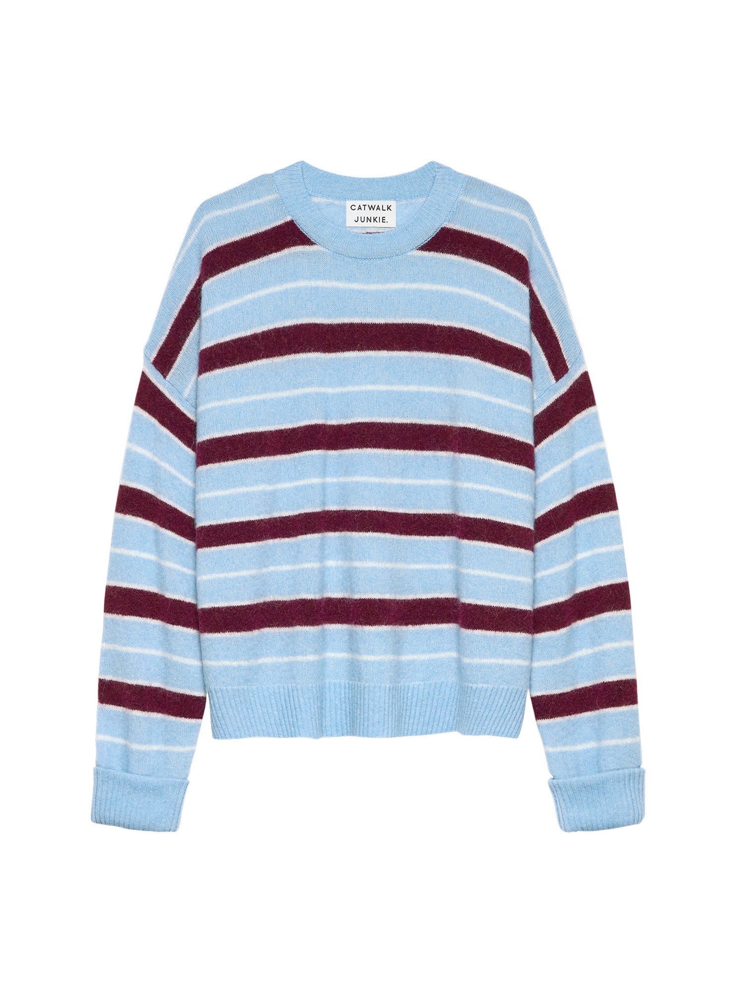 Striped knit Blue
