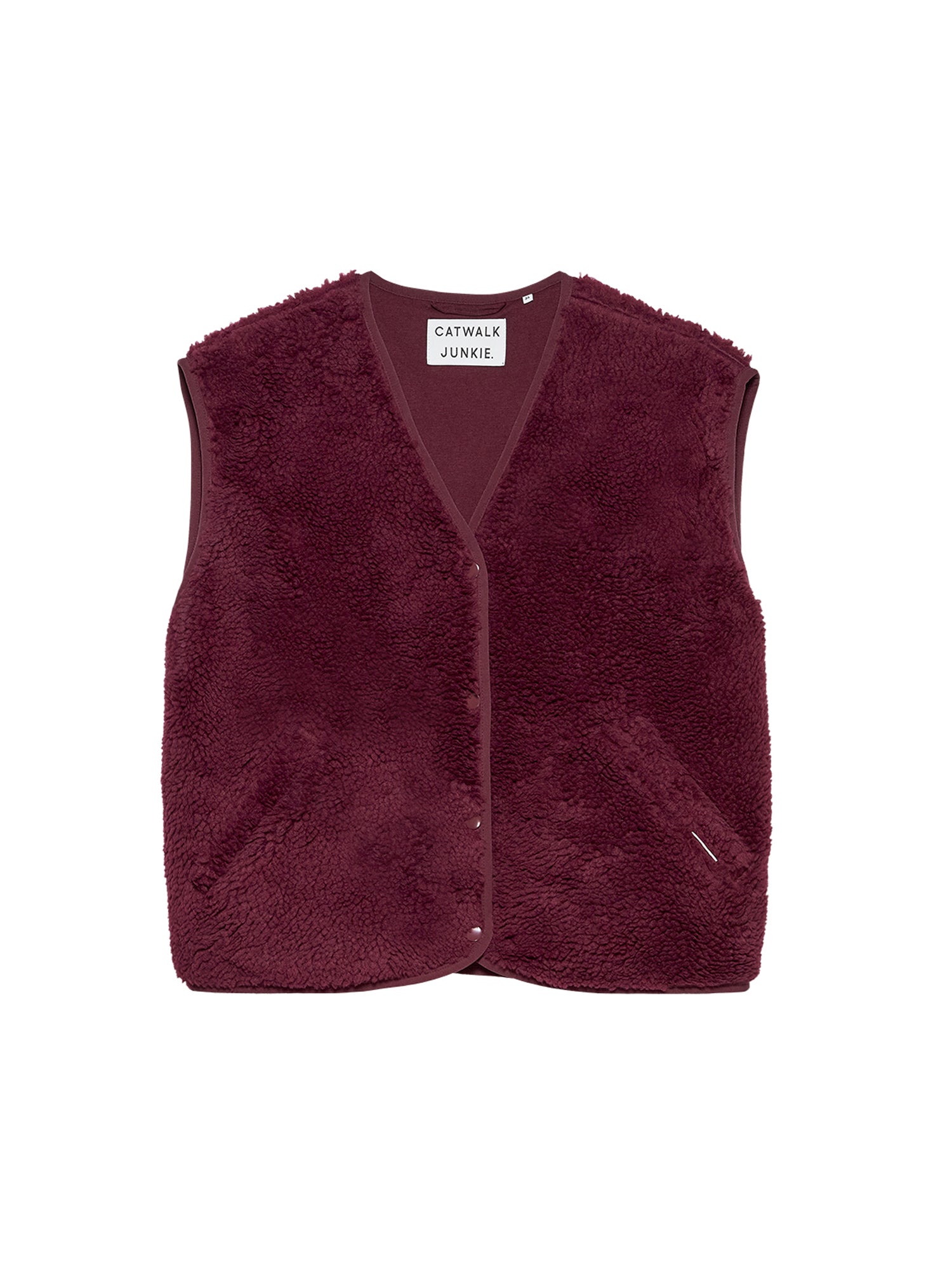 Teddy bodywarmer Merlot
