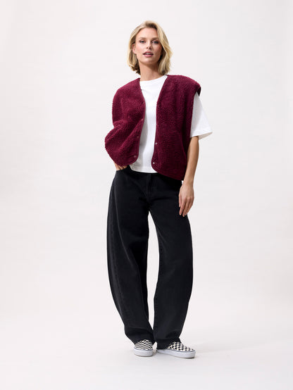 Teddy bodywarmer Merlot