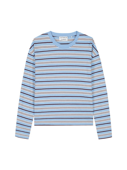Striped long sleeve Blue