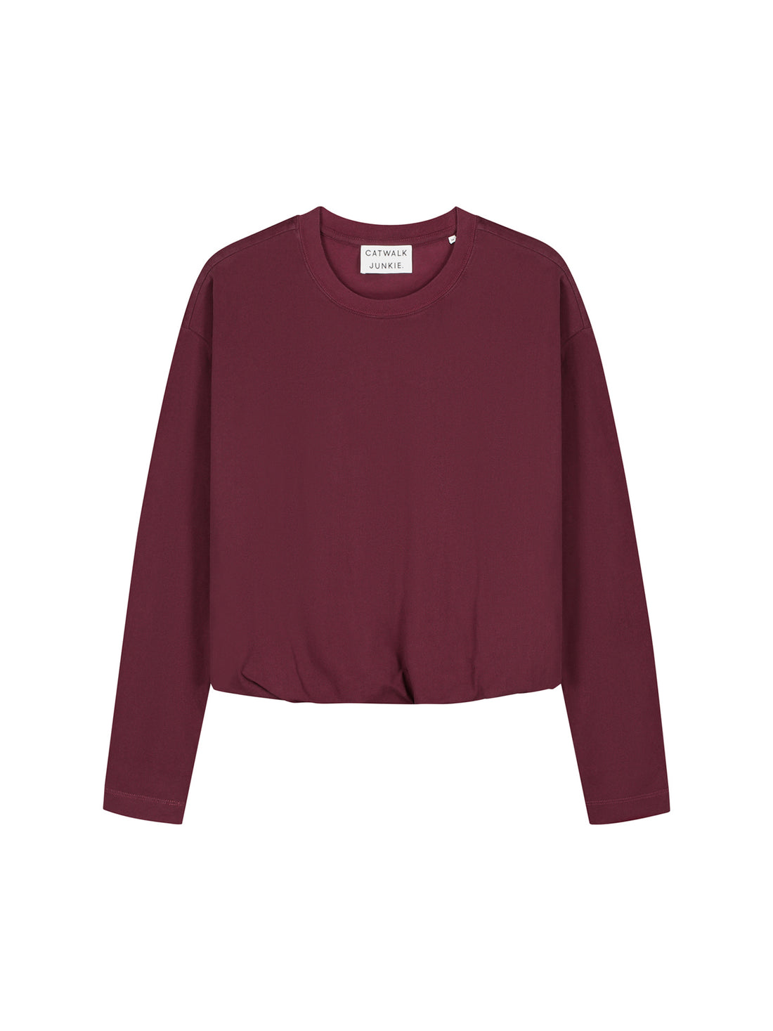 Tuck in long sleeve Merlot