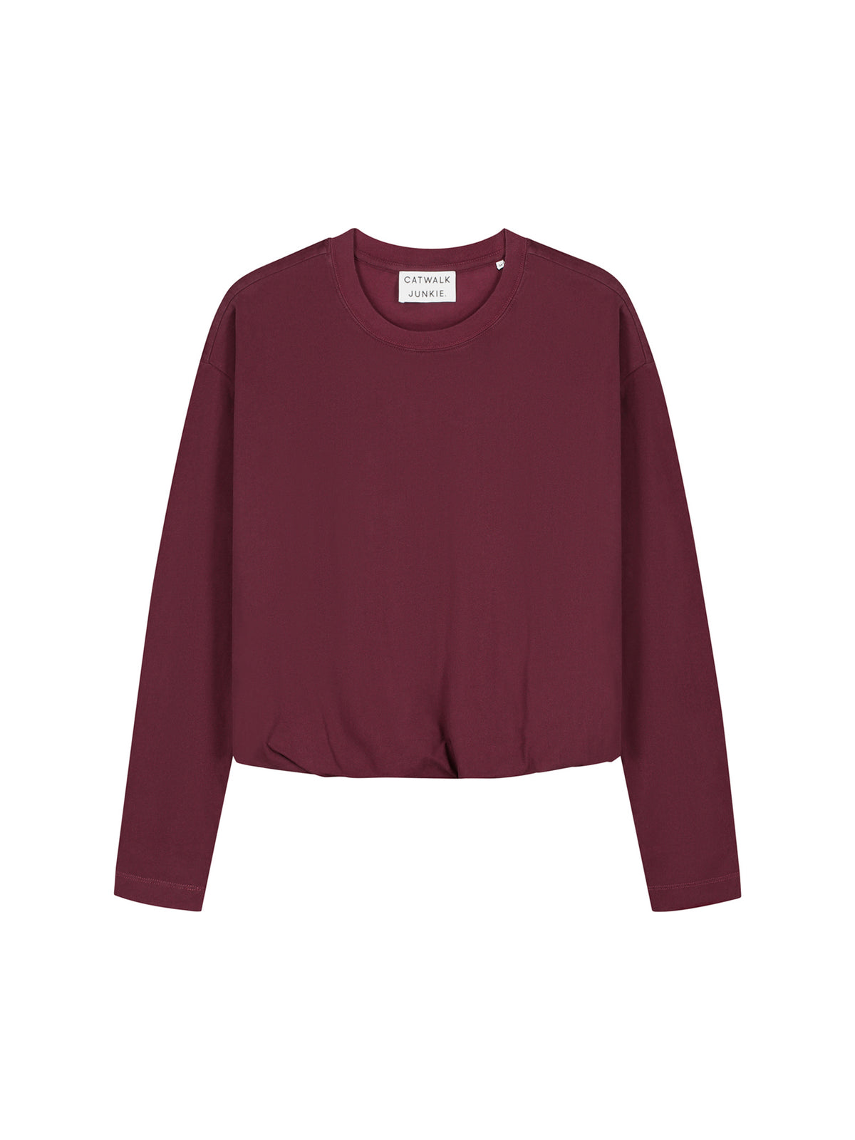 Tuck in long sleeve Merlot