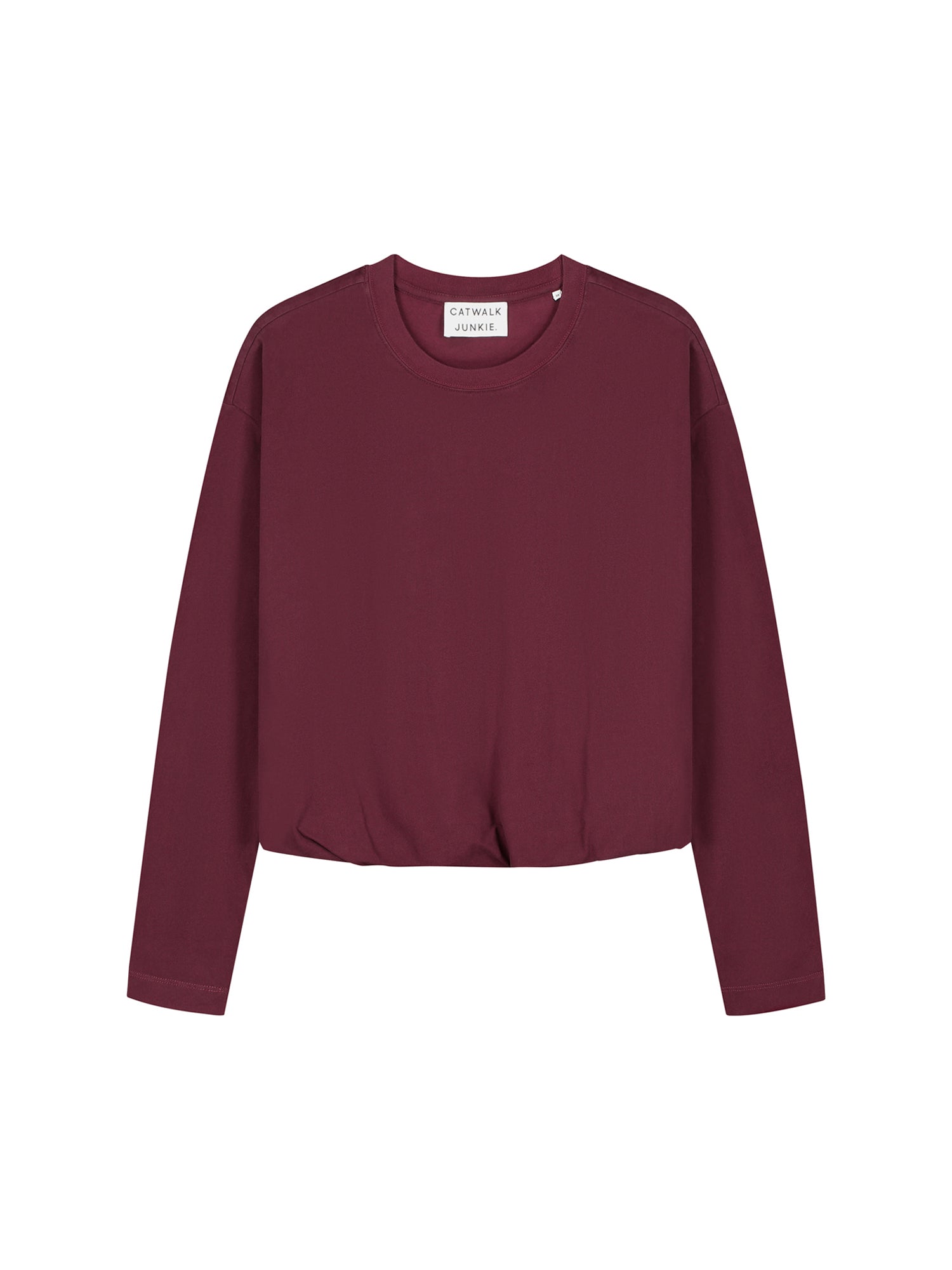 Tuck in long sleeve Merlot