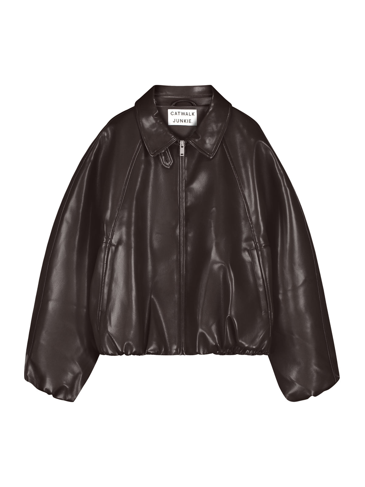 Vegan leather jacket Dark Cacao
