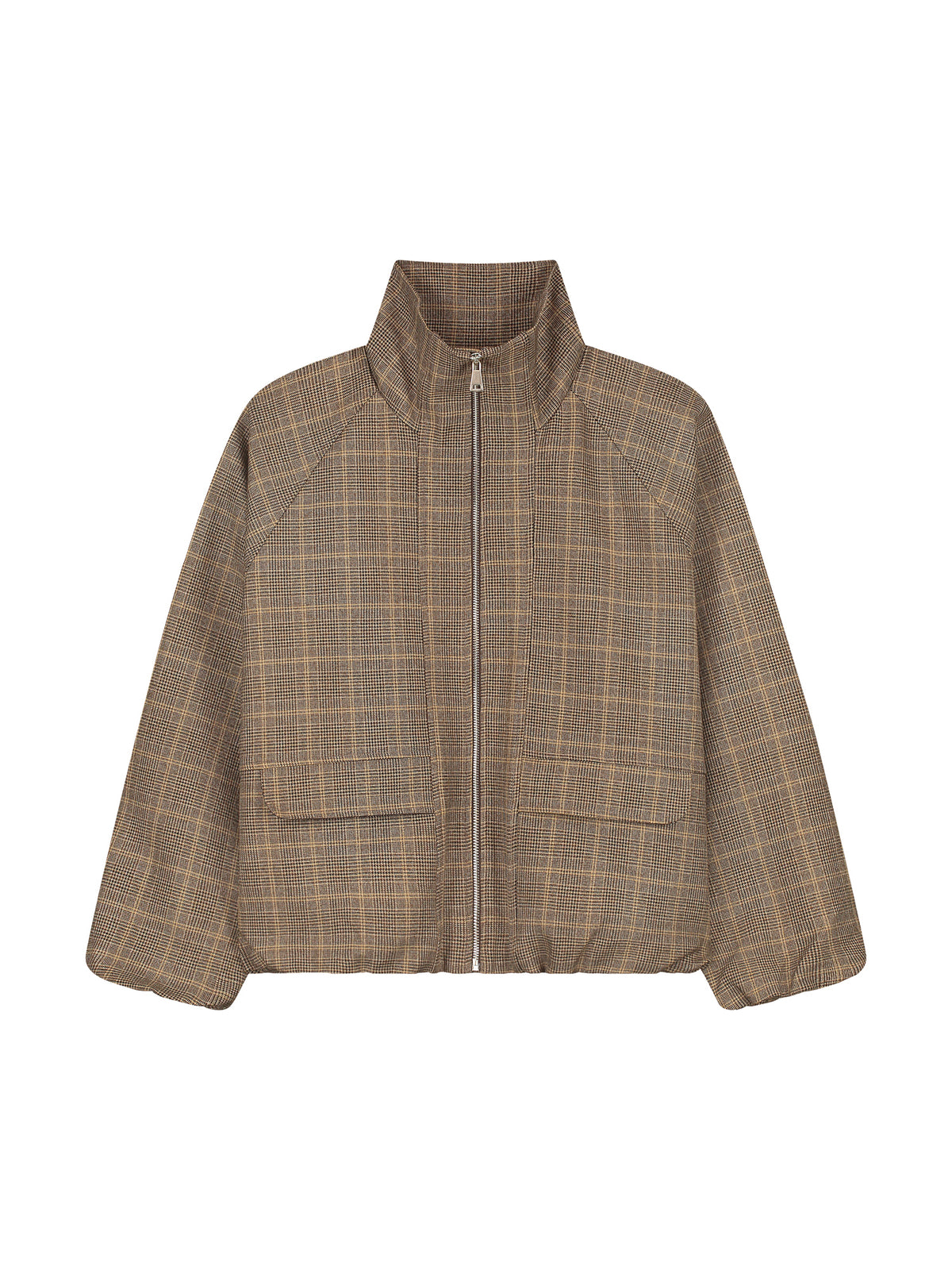 Check jacket Caramel