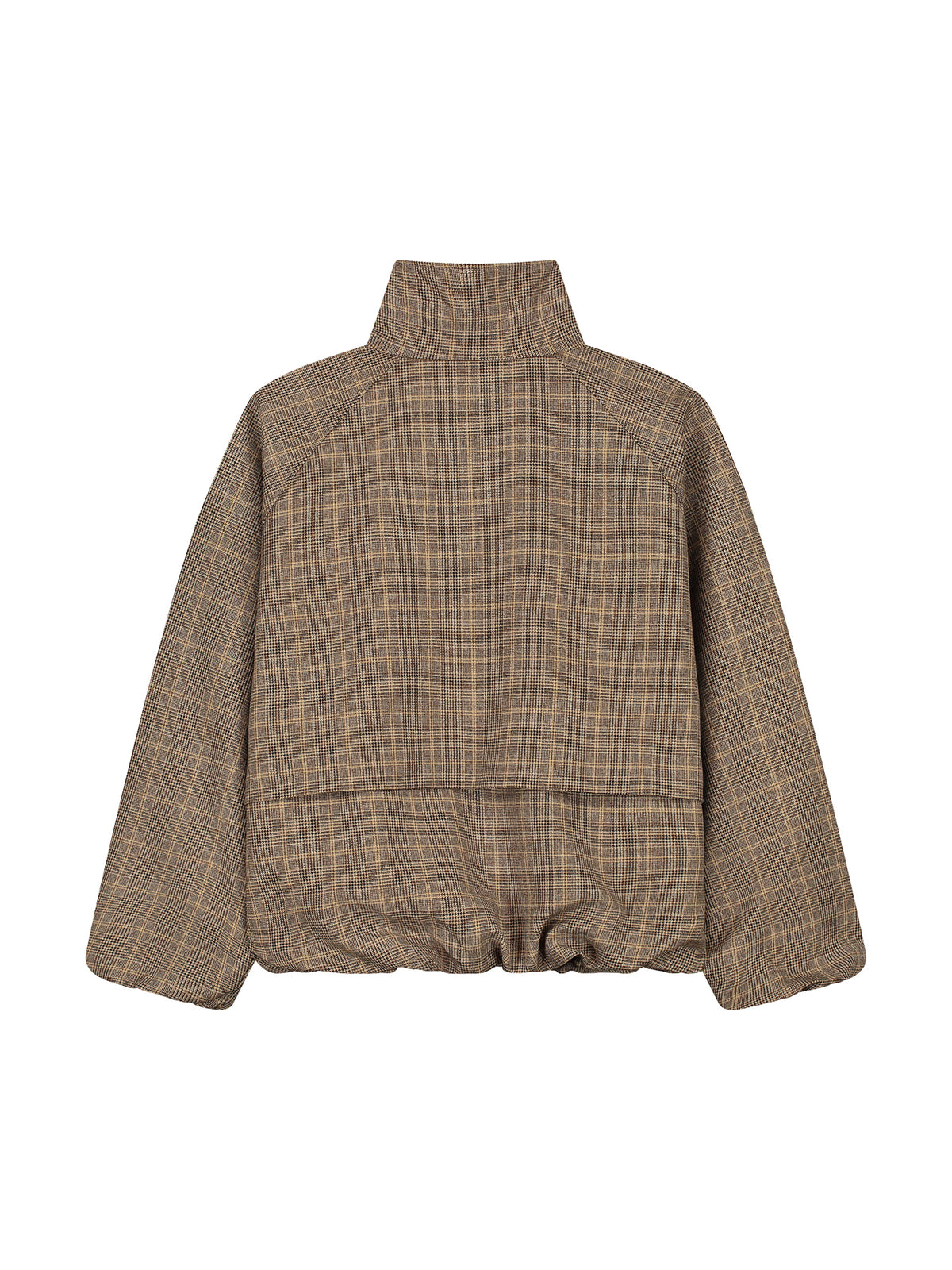 Check jacket Caramel