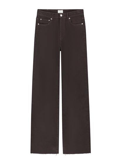 Loose fit jeans Dark Cacao