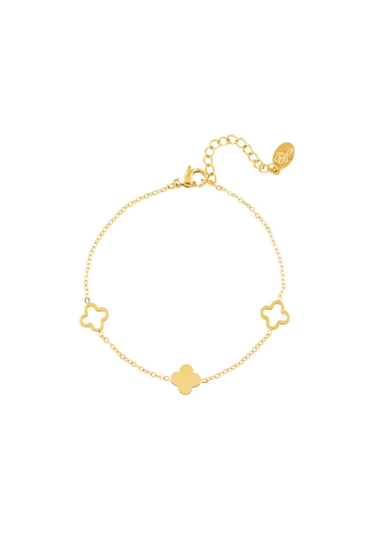 Armband klavertjes klein