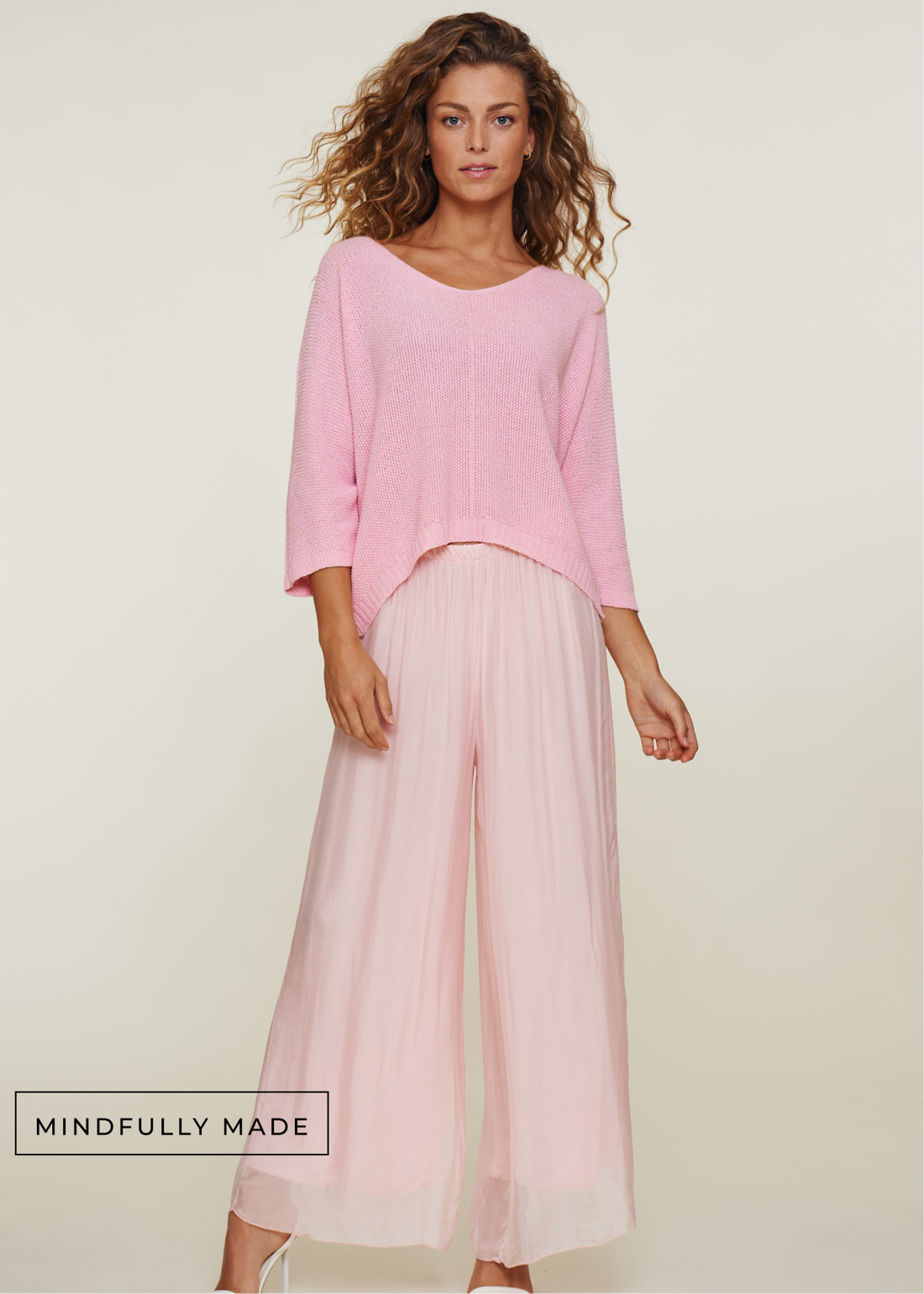 Knit- Pull Limba Rosa Silver