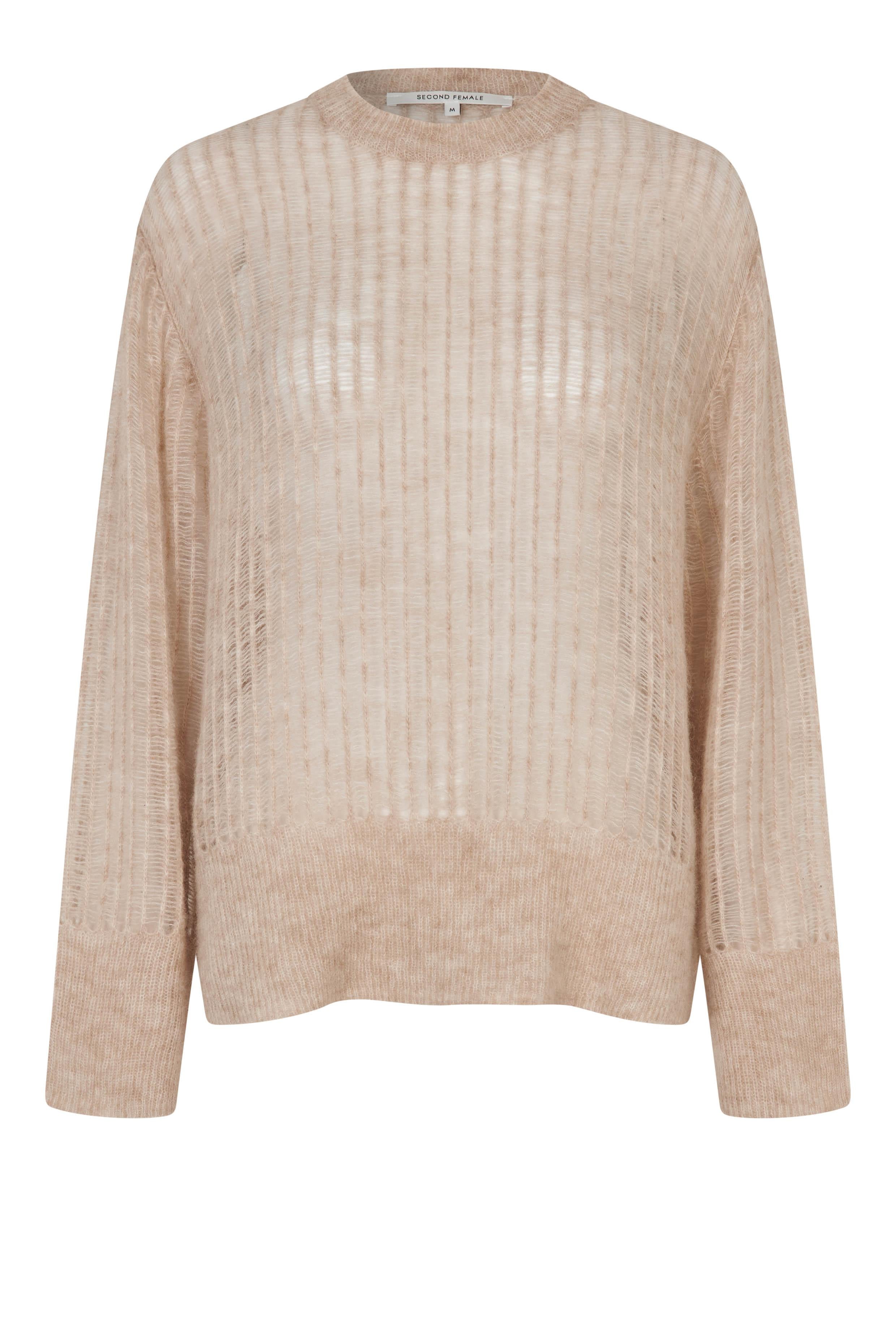 Georg Knit O-Neck Brazilian Sand