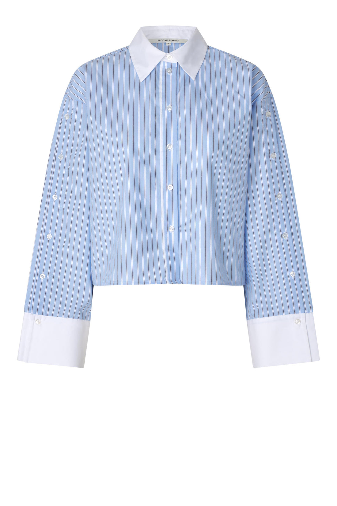Alanis Combi Shirt Light Blue Stripe