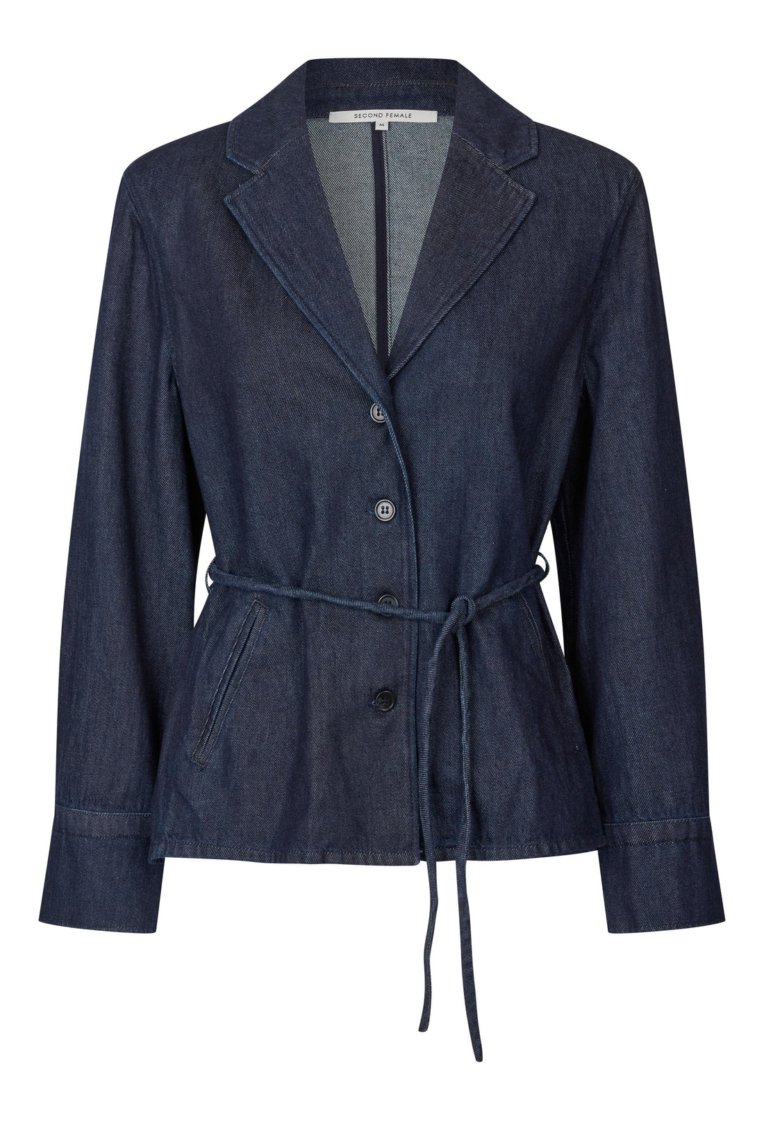Olane Denim Shirt Blazer Dark blue denim