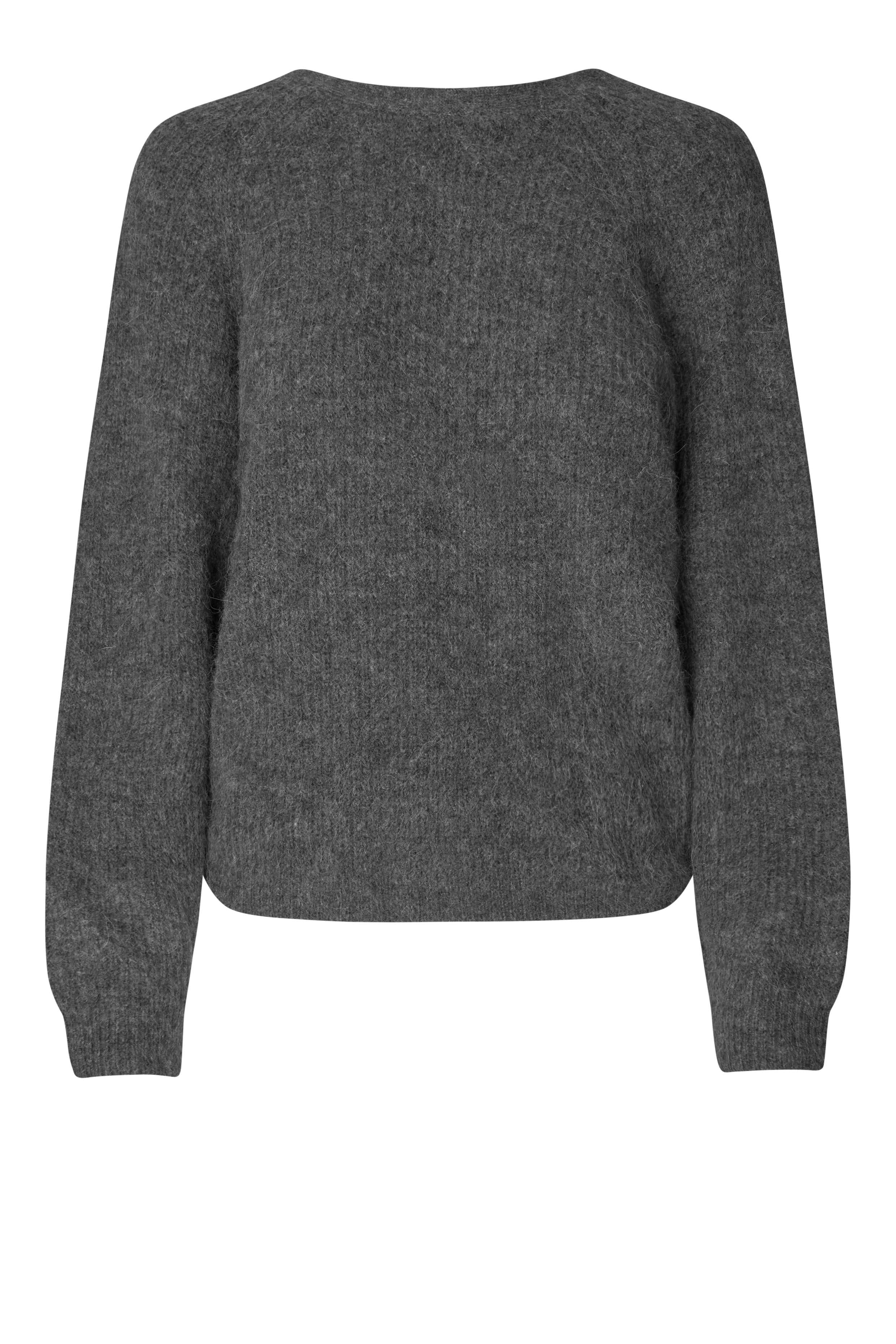 Flare Knit Donkergrijs melange