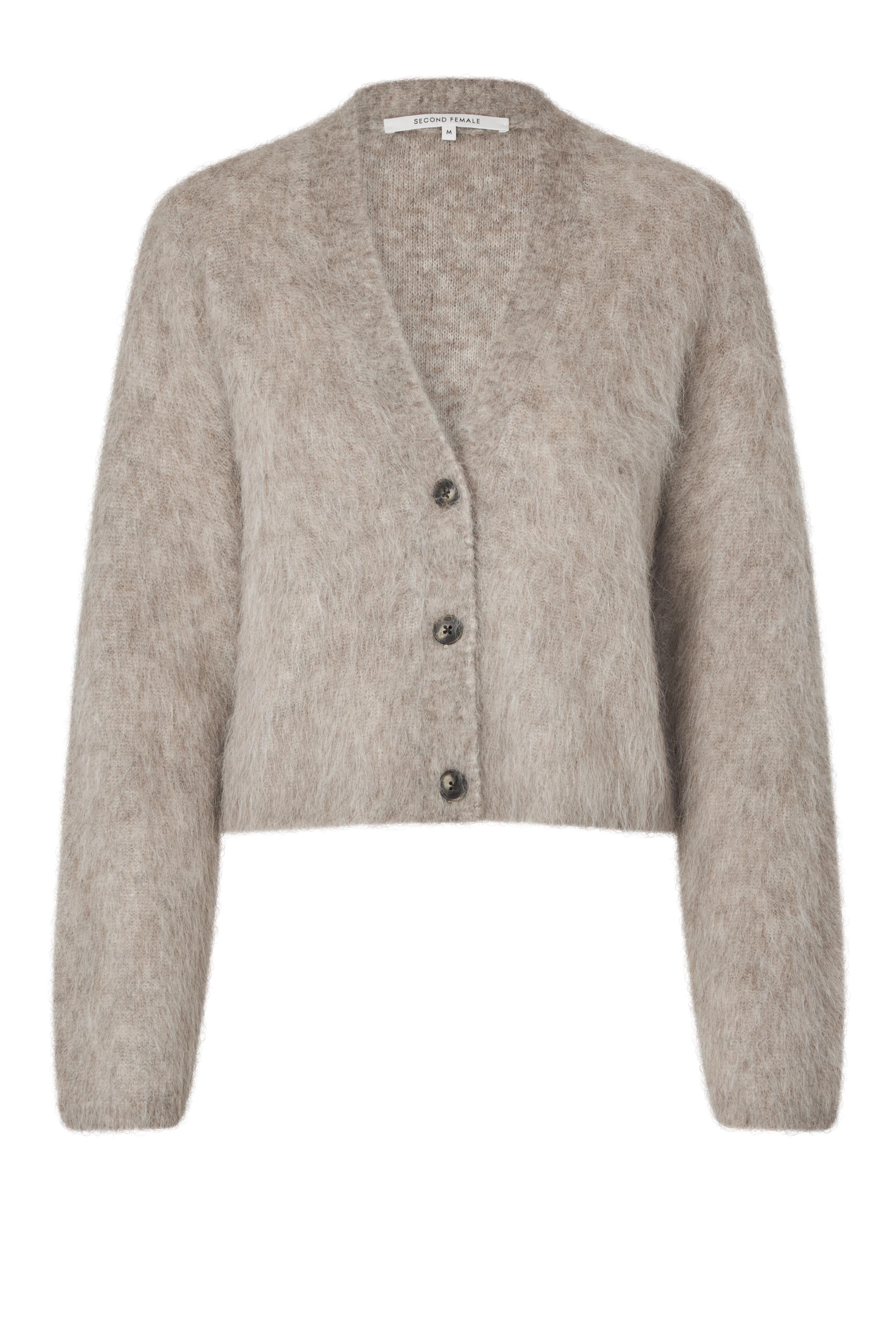 Karla gebreid vest Pumice Stone