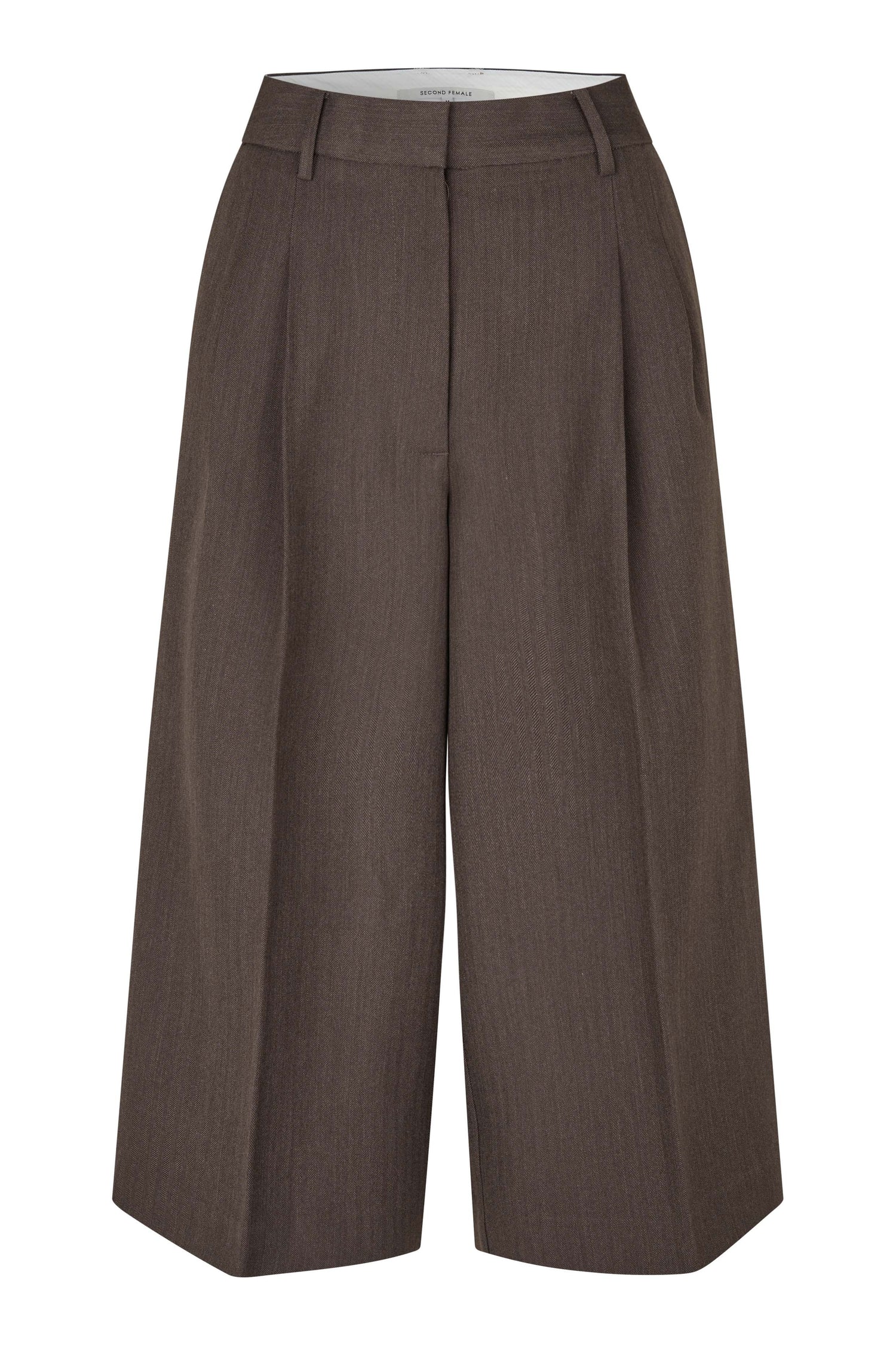Riese Shorts Donkerbruin Melange