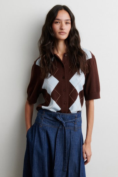 Shailene Knit Cardigan Demitasse