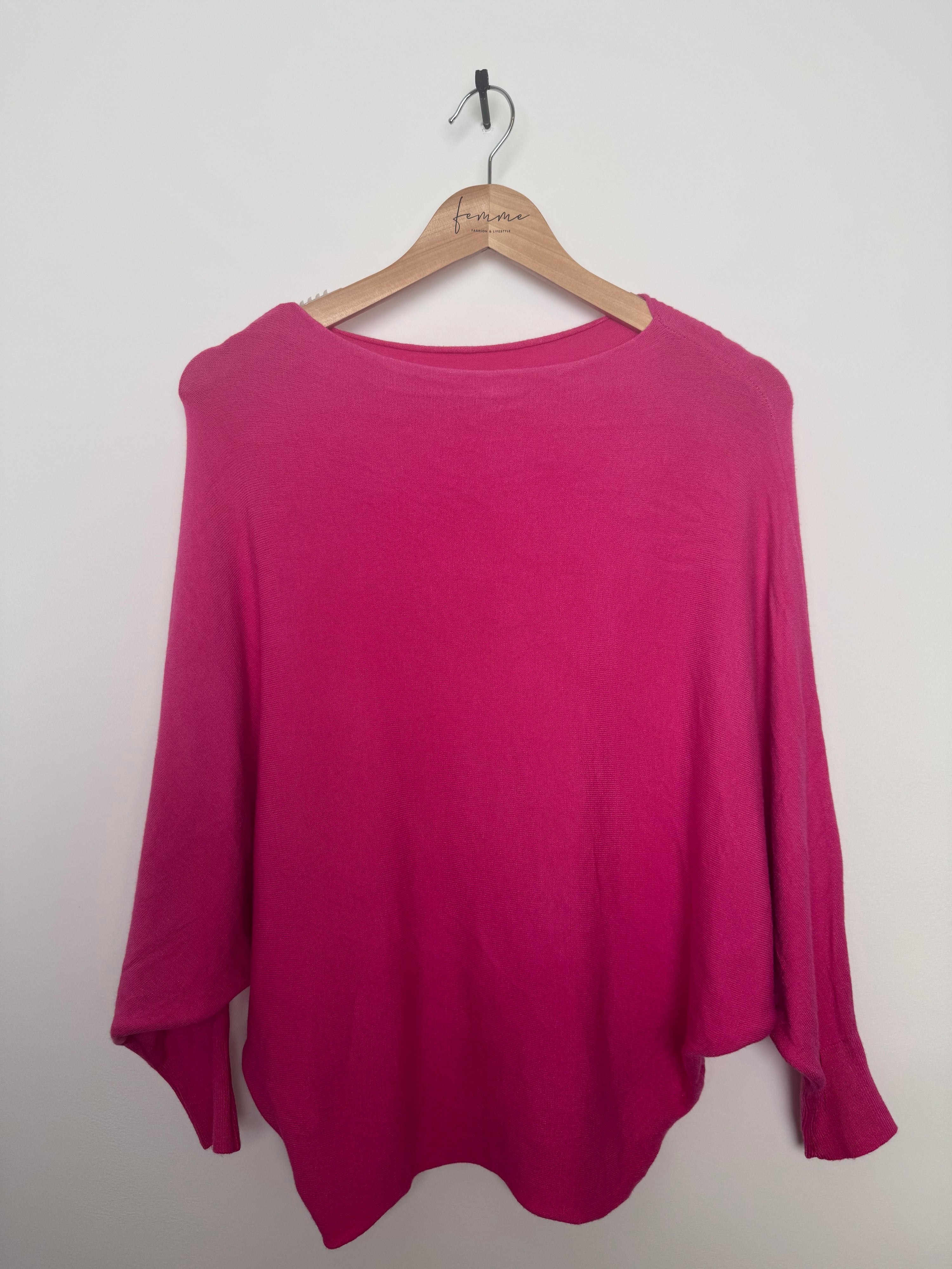 Trui Vlinder Roze (één maat)