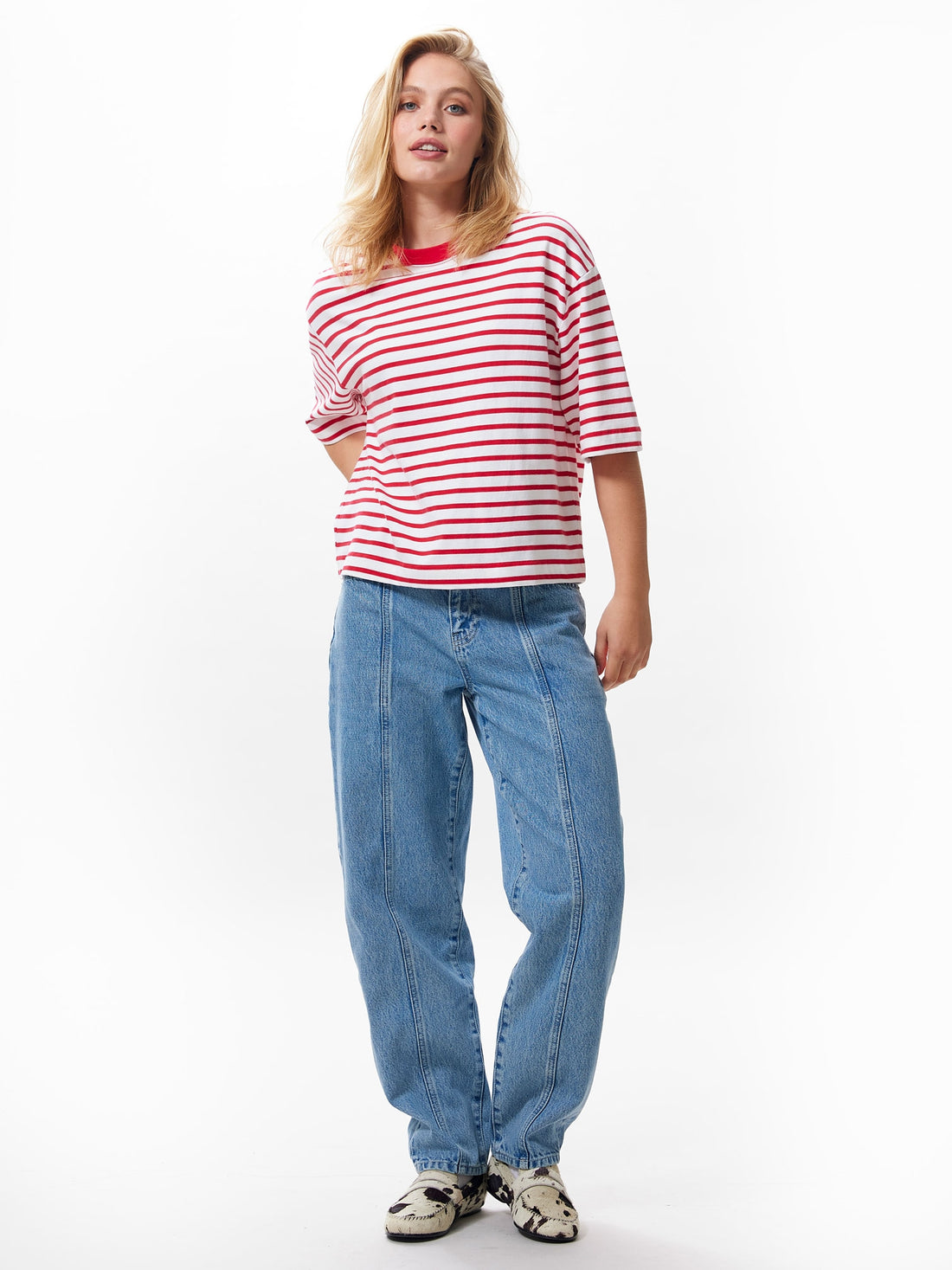 Striped loose fit Tshirt Toreador