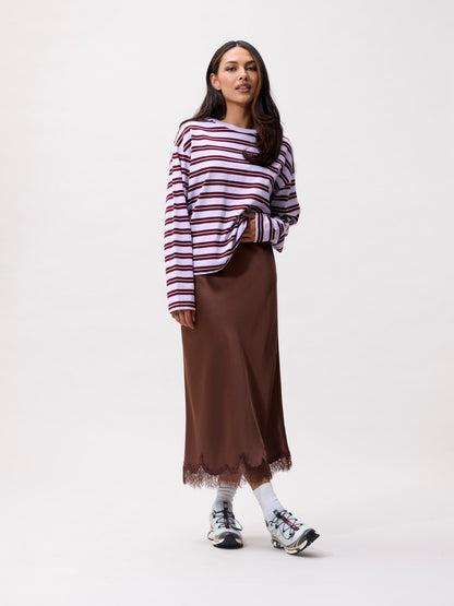 Striped long sleeve Lavender Frost
