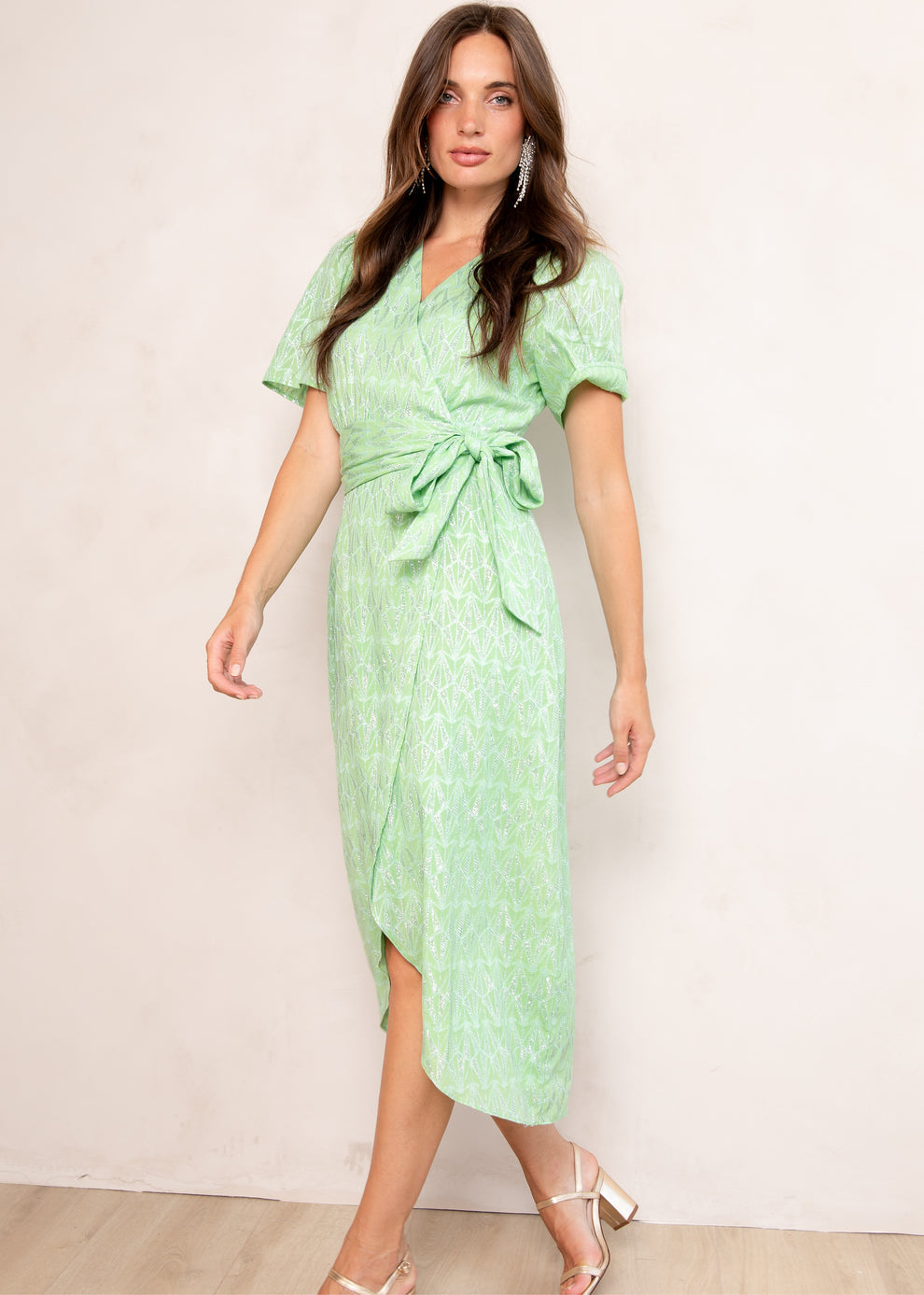 Dress Blossom Ss Bright Green