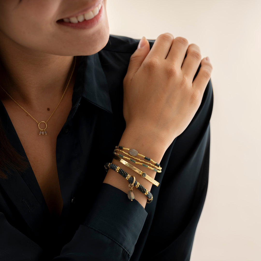 Gevoelige Labradoriet Armband GP