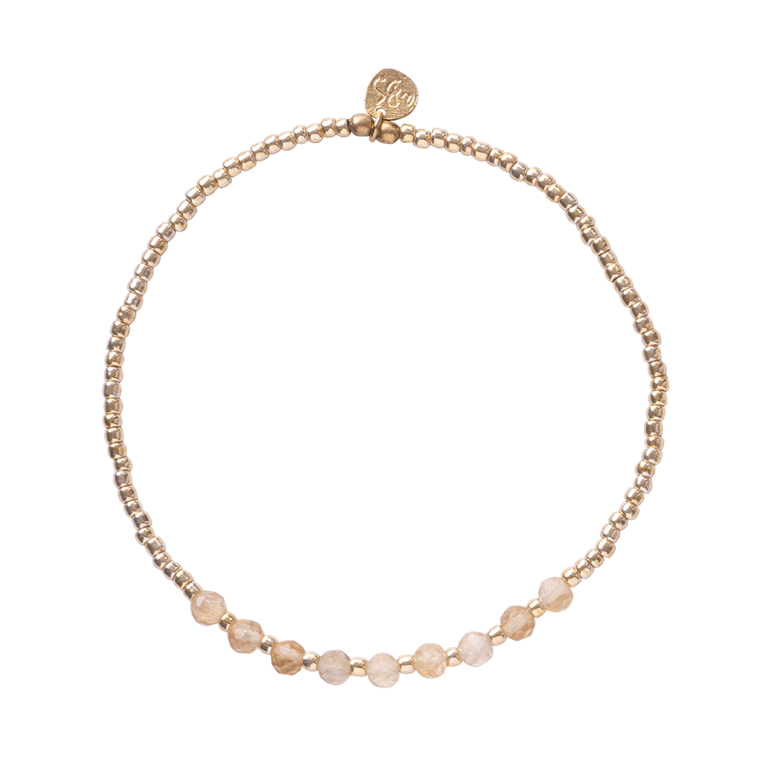 Proud Citrin Goldfarbig Armband