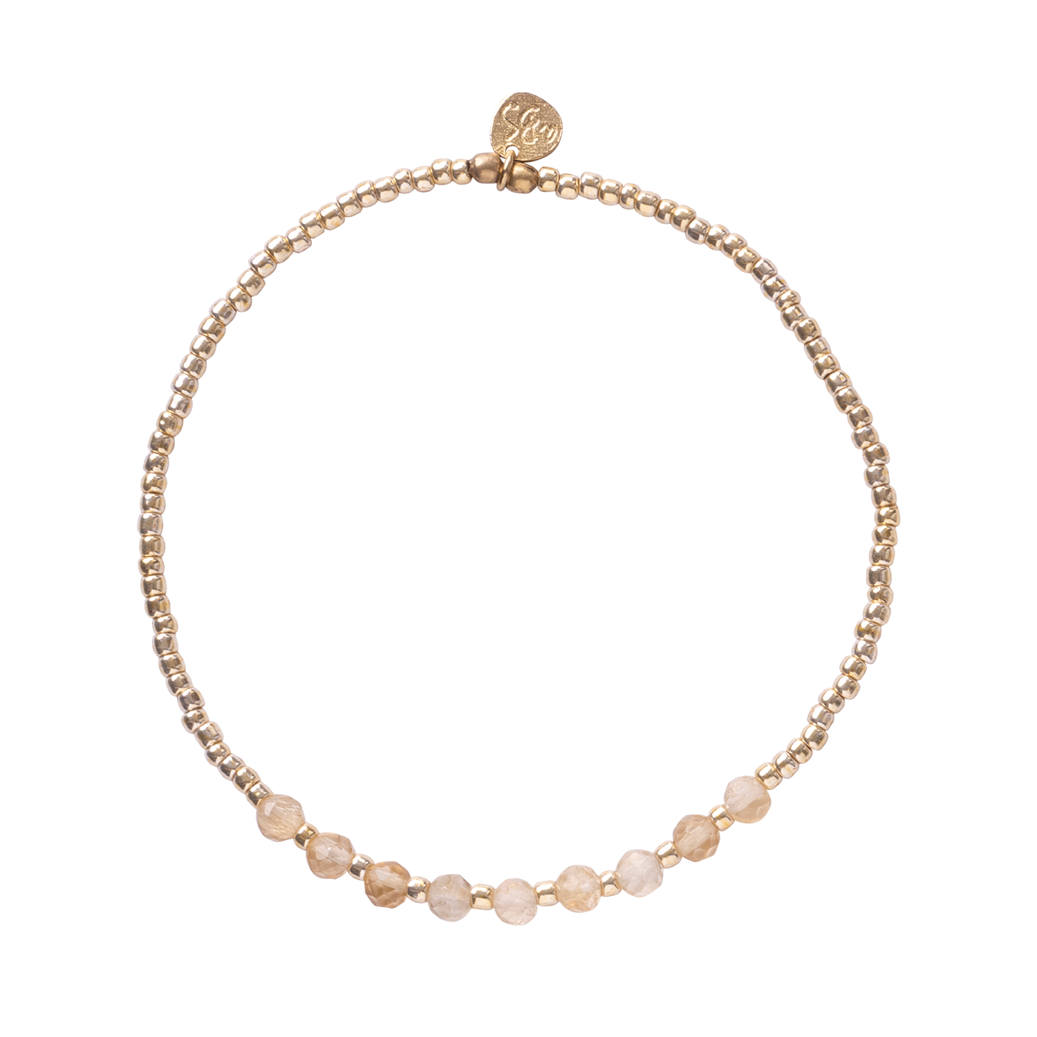 Proud Citrin Goldfarbig Armband